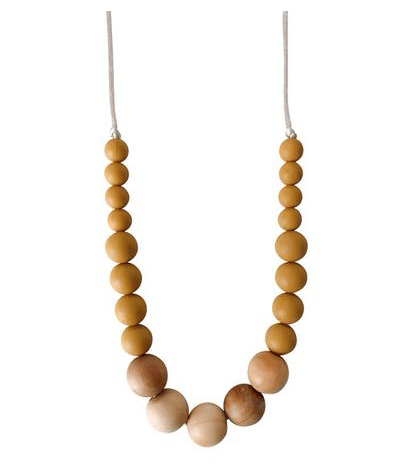 Landon Mustard Teething Necklace