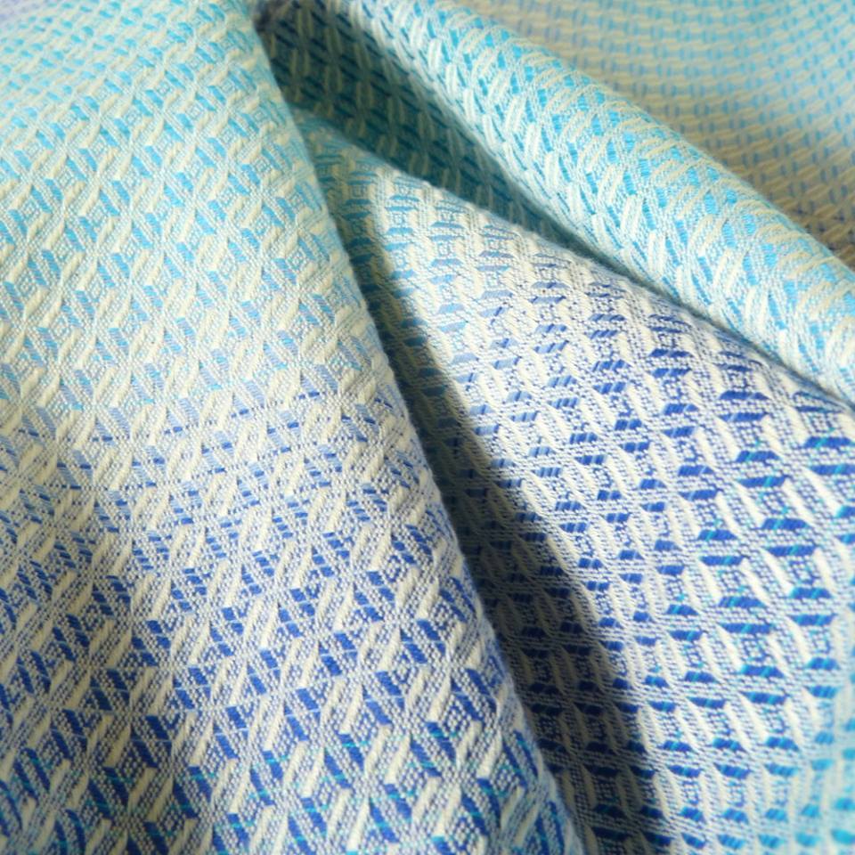 ディディモス　ディディタイ　ファセットMidday sky Didymos Facett Midday Sky Woven Wrap at Purple Elm Baby