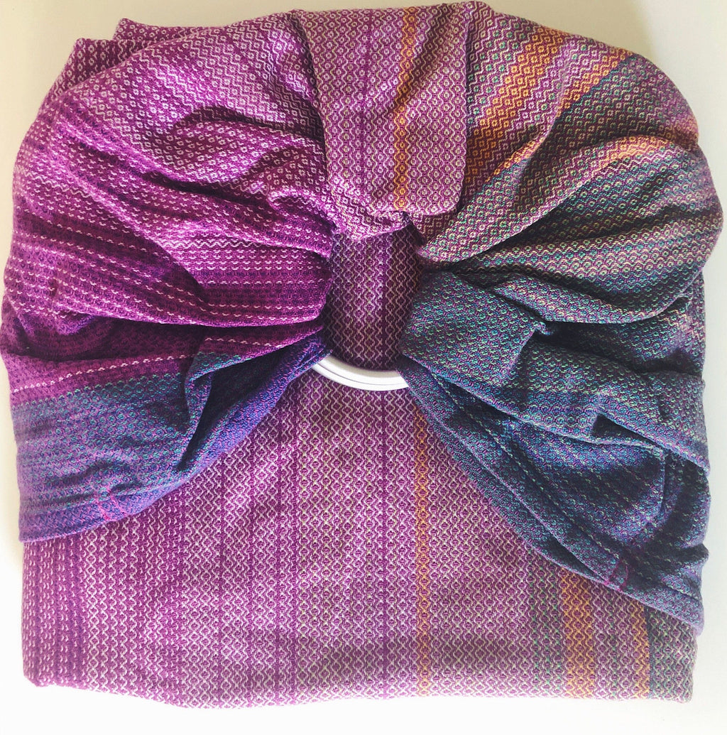 Girasol Kokiri Purple Weft Ring Sling