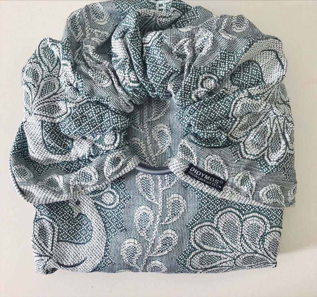 Didymos Sea Green Pfau Ring Sling