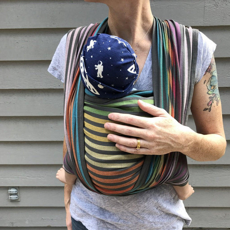 Girasol Disco Rainbow Woven Wrap