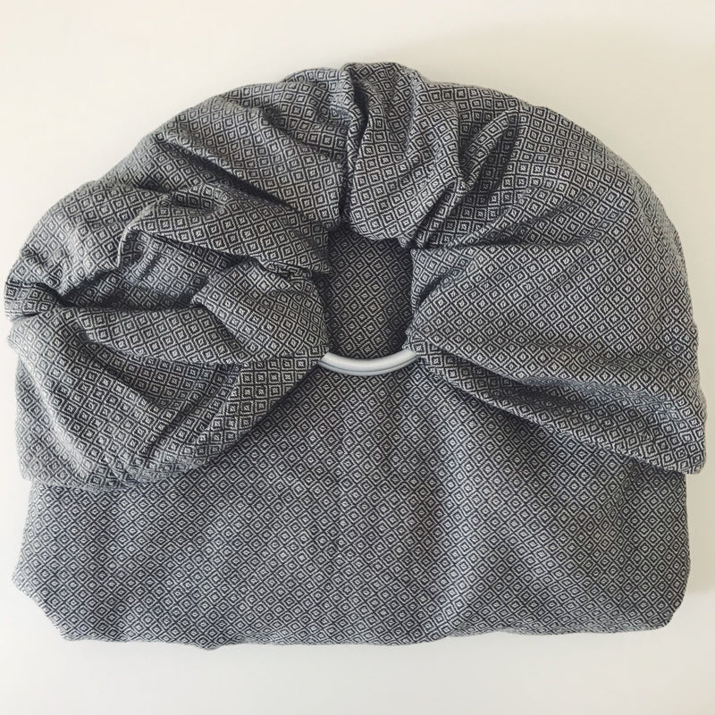Girasol Graphite Diamond Weave Ring Sling