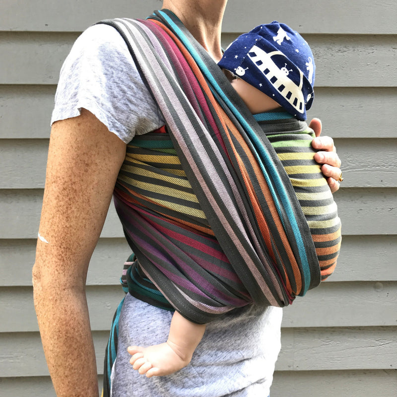 Girasol Disco Rainbow Woven Wrap