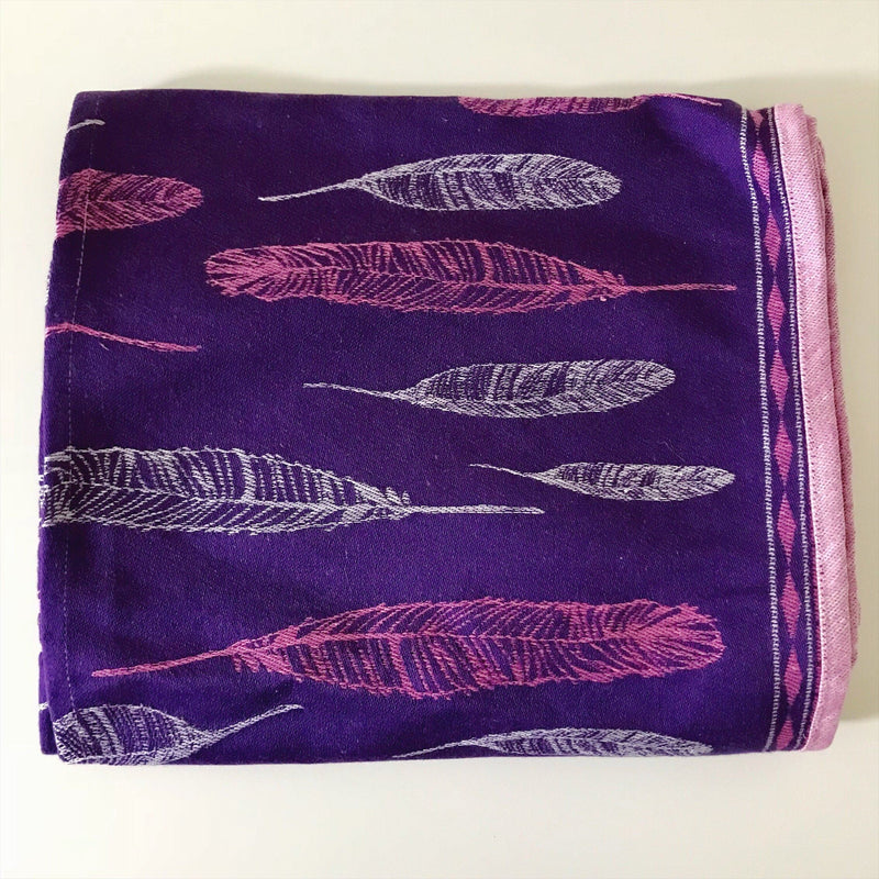 Exclusive Natibaby Violet Feathers Doll Sling
