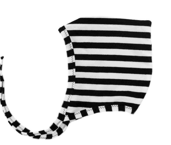 Black & White Stripe Pixie Hat